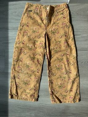 Ralph Lauren Tan Floral Pants for Kids